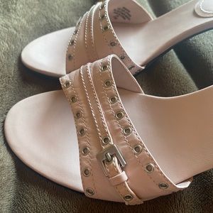 pink nine west pumps size 7